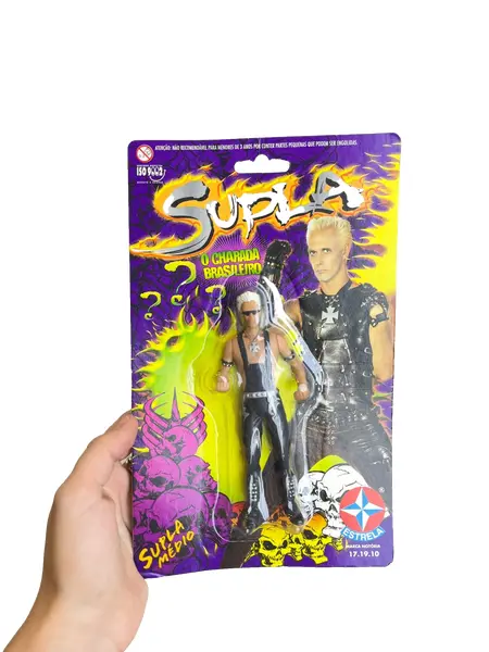 Foto de um(a) ​Boneco do Supla - original e lacrado - anos 90, da categoria de Bonecas e bonecos de ação. Boneco do Supla, ainda lacrado, original da década de 90. Vendido no marketplace Trésors.