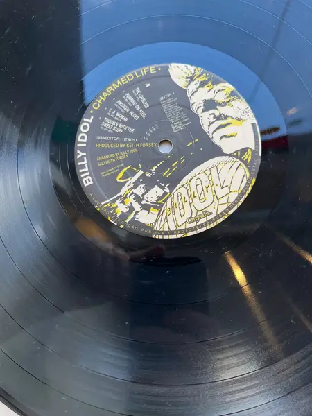 Foto de um(a) ​LP Charmed Life - Billy Idol 1990, da categoria de LPs ou Discos de Vinil. LP Charmed Life, Billy Idol, de 1990. Perfeito estado. Mostrado de uma perspectiva diferente. Vendido no marketplace Trésors.