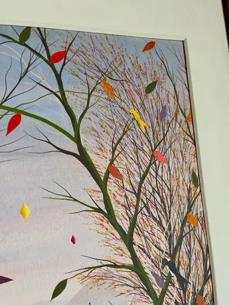 Foto de um(a) Pintura Naif em óleo sobre tela “Retirantes” 1992, da categoria de Pinturas. Esse quadro é simplesmente amor à primeira vista! Pintura em óleo sobre tela, assinado e datado de 1992, intitulada... Mostrado de uma perspectiva diferente. Vendido no marketplace Trésors.