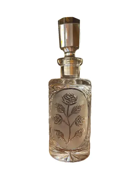 Foto de um(a) Antiga Garrafa Licoreira Cristal Francês Satiné Art Deco, da categoria de Garrafas. Antiga e grande garrafa licoreira em bloco maciço e pesado de cristal francês de excelente qualidade, lindo brilho natural e... Vendido no marketplace Trésors.