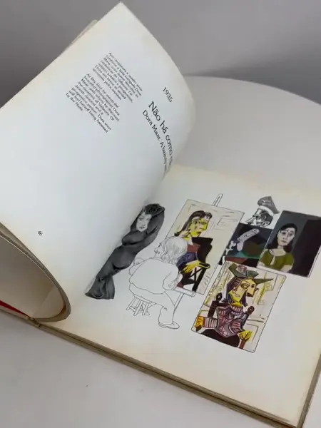 Foto de um(a) Livro "Pablo, Mon Amour!" - Editora O Globo 1987, da categoria de Livros. Livro capa dura em português, de 1987. O livro é “uma homenagem de caricaturista ao maior artista do século e foi realizado... Mostrado de uma perspectiva diferente. Vendido no marketplace Trésors.