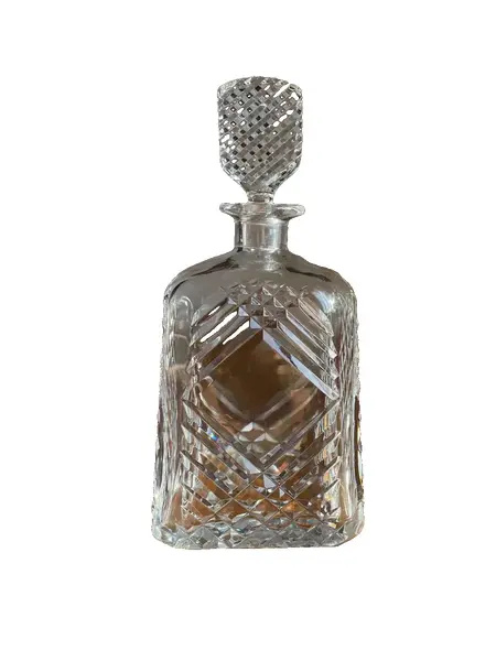 Foto de um(a) Antiga Rara Garrafa Licoreira Em Cristal Orrefors Art Deco, da categoria de Garrafas. ~ Orrefors Sweden ~Antiga garrafa licoreira em bloco maciço de cristal lapidado à mão. Da renomada Cristallerie Orrefors, da... Vendido no marketplace Trésors.