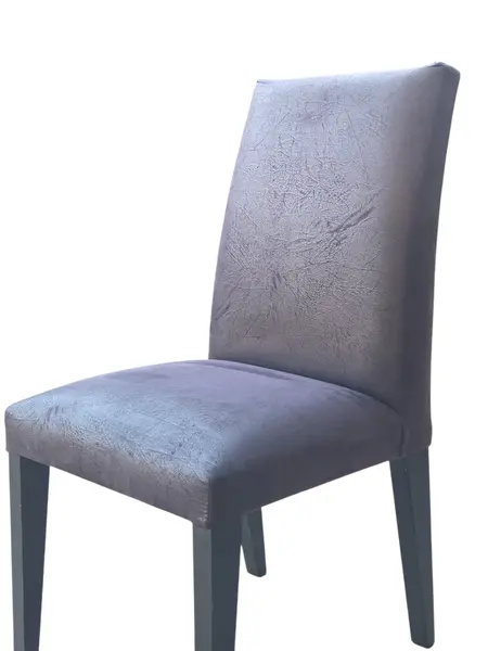 Foto de um(a) Cadeira em Suede Cinza e Pés de Madeira, da categoria de Outras cadeiras. Com um design clean, elegante e altamente versátil, esta cadeira é a escolha perfeita para compor salas de jantar,... Mostrado de uma perspectiva diferente. Vendido no marketplace Trésors.