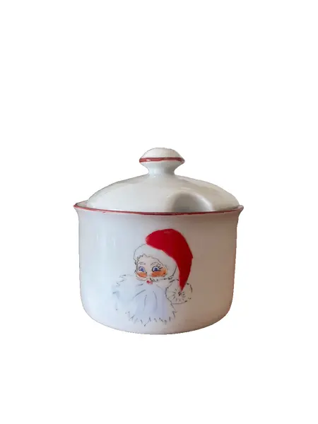 Foto de um(a) Açucareiro natalino, da categoria de Açucareiro. Açucareiro papai noel. Vendido no marketplace Trésors.