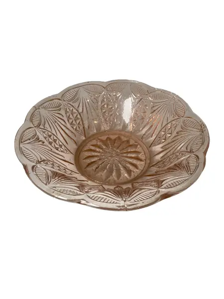 Foto de um(a) Saladeira de vidro, da categoria de Travessas e tigelas. Saladeira em vidro 23 cm diâm, 7 cm altura:. Vendido no marketplace Trésors.