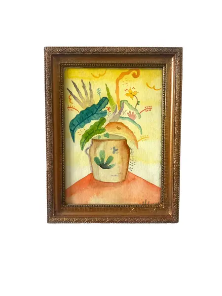 Foto de um(a) Aquarela sobre papel, da categoria de Pinturas. Aquarela sobre papel Mede: 23,5 x 18 cm. Vendido no marketplace Trésors.