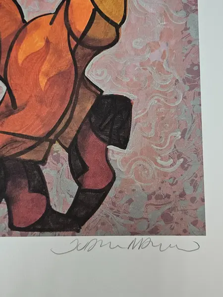 Foto de um(a) Juarez Machado, serigrafia 50 x 70 cm, assinada à mão, exemplar 1 em tiragem de apenas 30 cópias e sem moldura, da categoria de Serigrafia. Mostrado de uma perspectiva diferente. Vendido no marketplace Trésors.