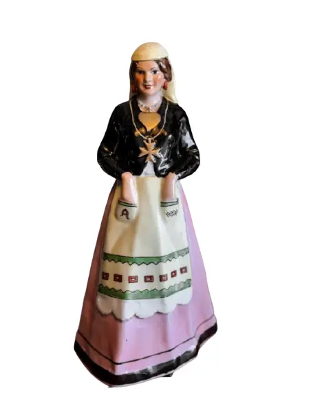 Foto de um(a) Garrafa "Mulher de Avintes" Pintada à mão | Raridade | Vista Alegre 1933, da categoria de Garrafas. RARIDADE - VISTA ALEGRE - 1933 Garrafa Pintada a Mão A Vista Alegre é sinônimo de tradição e excelência na porcelana... Vendido no marketplace Trésors.