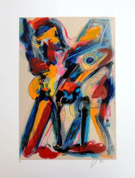 Foto de um(a) Baixista - Ivald Granato, da categoria de Serigrafia. Serigrafia original póstuma do artista Ivald Granato. Dimensões: Altura: 40 cm Largura: 30 cm Breve biografia do artista:... Vendido no marketplace Trésors.