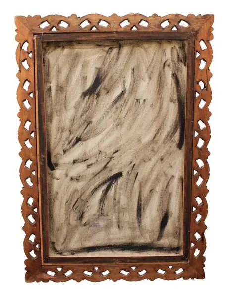 Foto de um(a) Quadro Cusquenho OSD Arcanjo, da categoria de Pinturas. Antigo e suntuoso quadro cusquenho OSD com figura Arcanjo com moldura nobre, ricamente trabalhada com douração e levemente... Mostrado de uma perspectiva diferente. Vendido no marketplace Trésors.