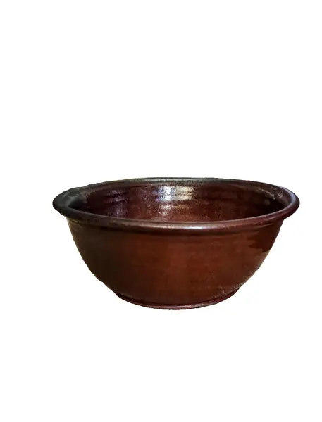 Foto de um(a) Bowl Cerâmica anos 40, da categoria de Travessas e tigelas. Bowl em cerâmica vitrificada, década de 1940. A: 8 cm Diâmetro: 23,5 cm peso: 1,100 kg. Vendido no marketplace Trésors.
