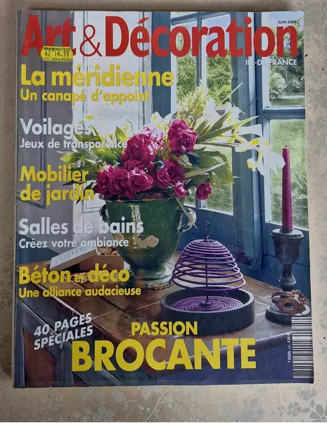 Foto de um(a) Coleção de raras revistas francesas Art & Décoration, da categoria de Revistas. Coleção da revista francesa de design de interiores "Art & Décoration". Publicação especializada em decoração, arquitetura... Mostrado de uma perspectiva diferente. Vendido no marketplace Trésors.
