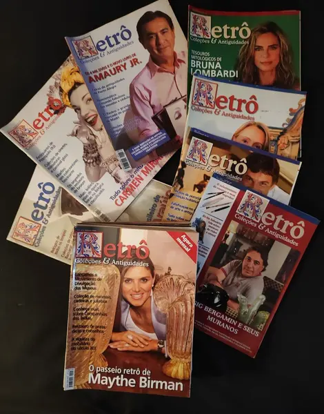 Foto de um(a) Coleção Revistas Retrô Coleções e Antiguidades, da categoria de Revistas. Coleção revista retrô coleções & antiguidades: os 23 números da coleção editada em 2005 pela editora isabella blanco & luiz... Mostrado de uma perspectiva diferente. Vendido no marketplace Trésors.