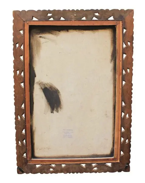 Foto de um(a) Quadro Cusquenho OSD Arcanjo Rafael, da categoria de Pinturas. ARTE SACRA - Antigo e suntuoso quadro cusquenho OSD com figura Arcanjo Rafael, na tradição cristã, Rafael aparece como guia... Mostrado de uma perspectiva diferente. Vendido no marketplace Trésors.