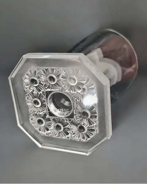 Foto de um(a) Taça R. Lalique Paquerettes Cristal Francês, da categoria de Taças. Taça de coleção em cristal Rene Lalique ´´Paquerettes``. A taça de vinho Lalique modelo "Paquerettes" transcende a mera... Mostrado de uma perspectiva diferente. Vendido no marketplace Trésors.