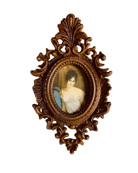 Foto de um(a) Quadro Rococó Made in Italy, da categoria de Espelhos. Quadro Ornamental Rococó – Made in Italy Itália, provável década de 1970. Peça decorativa com moldura em resina ricamente... Vendido no marketplace Trésors.