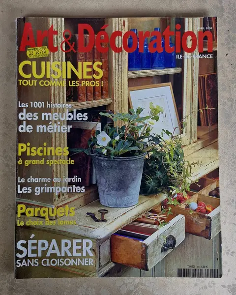 Foto de um(a) Coleção de raras revistas francesas Art & Décoration, da categoria de Revistas. Coleção da revista francesa de design de interiores "Art & Décoration". Publicação especializada em decoração, arquitetura... Mostrado de uma perspectiva diferente. Vendido no marketplace Trésors.