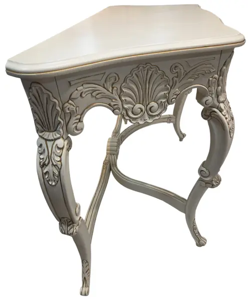 Foto de um(a) Aparador Luís XV Branco Provençal com Pés Cabriolé, da categoria de Aparadores e Buffet. Aparador Clássico Provençal – Elegância, Curvas Marcantes e Riqueza em DetalhesSe você busca uma peça de mobiliário que une... Mostrado de uma perspectiva diferente. Vendido no marketplace Trésors.