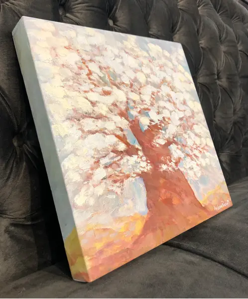 Foto de um(a) Andrea Prezutti - Portais, da categoria de Pinturas. Óleo sobre tela da grande artista paranaense Andrea Prezutti. Sem moldura. Mostrado de uma perspectiva diferente. Vendido no marketplace Trésors.