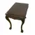 Foto de um(a) Mesa Pata de Leão, da categoria de Mesas de centro. Mesa fabricada em madeira nobre. Os pés são entalhados com terminação em forma de pata de leão. Mostrado de uma perspectiva diferente. Vendido no marketplace Trésors.