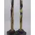 Foto de um(a) Par de esculturas africanas em madeira, da categoria de Escultura. Par de esculturas africanas em madeira, pintada à mão, retratando mulheres carregando baldes. Mede A: 31cm. Mostrado de uma perspectiva diferente. Vendido no marketplace Trésors.