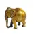 Foto de um(a) Grande elefante dourado de madeira Indiano, da categoria de Escultura. Elefante estilo indiano, dourado e em madeira. Esse é o tamanho grande (maior da foto), mede 40x40x24cm (CLA). Vendido no marketplace Trésors.