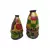 Foto de um(a) Cabanas africanas de madeira decorativas, da categoria de Escultura. Par de Cabanas Africanas decorativas em madeira da região, Moçambique e Maputo. Entalhadas e pintadas à mão. MEDINDO A:... Vendido no marketplace Trésors.