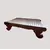 Foto de um(a) Mesa de centro em madeira maciça Sierra, da categoria de Mesas de centro. Mesa de centro em madeira maciça Sierra. Mede A: 48cm C: 134cm L: 80cm. Mostrado de uma perspectiva diferente. Vendido no marketplace Trésors.
