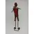 Foto de um(a) PAR DE ESCULTURAS MÚSICOS EM FERRO E SUCATA, da categoria de Escultura. Par de esculturas feitas por artista de Gana, em ferro e sucata representando músicos africanos. MEDE A: 40cm e 30cm L: 11cm... Mostrado de uma perspectiva diferente. Vendido no marketplace Trésors.