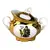Foto de um(a) Açucareiro dourado da Porcelana Schmidt, da categoria de Outros utensílios para servir. Açucareiro em PORCELANA SCHMIDT / S CATARINA / MADE IN BRAZIL. Decoração chinoiserie com personagens e cervo. Farta... Vendido no marketplace Trésors.