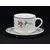Foto de um(a) Xícaras de café com decoração de flores - Porcelana Santini Italy, da categoria de Xícaras. Lindo conjunto de xícaras para café em porcelana com decoração de flores em policromia. No verso SANTINI ITALY STYLE. Pouco... Mostrado de uma perspectiva diferente. Vendido no marketplace Trésors.