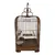Foto de um(a) Gaiola chinesa quadrada em bambu, da categoria de Objetos decorativos. Gaiola chinesa quadrada em bambu para decoração. Apresenta complementos em porcelana branca vitrificada decorados com... Mostrado de uma perspectiva diferente. Vendido no marketplace Trésors.