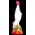 Foto de um(a) Escultura de galo em porcelana, da categoria de Escultura. Galo em porcelana com manufatura portuguesa em policromia pintado a mão. Em bom estado de conservação. Mostrado de uma perspectiva diferente. Vendido no marketplace Trésors.