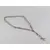 Foto de um(a) Terço prateado italiano, da categoria de Acessórios para casa. Terço italiano em metal espessurado a prata, bolas decoradas com rosas. Medindo 44 cm de comprimento. Em bom estado de... Mostrado de uma perspectiva diferente. Vendido no marketplace Trésors.