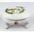Foto de um(a) Porta-jóia Em Porcelana Velha Pedreira, da categoria de Cestos e Caixas. Porta-jóias em porcelana branca Velha Pedreira lateral com flor rosa e na parte de cima com figura de castelo. Mede 5cm... Mostrado de uma perspectiva diferente. Vendido no marketplace Trésors.