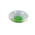 Foto de um(a) Petisqueira redonda em murano nacional, da categoria de Acessórios de cozinha. Petisqueira redonda em murano nacional. Translúcido com círculo verde na base que irradia cor para a petisqueira. Tem 5A x... Vendido no marketplace Trésors.