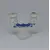 Foto de um(a) Candelabro de porcelana para duas velas, da categoria de Castiçais. Candelabro de porcelana para duas velas, com detalhes de flores em tom de azul, folhas verdes e fio dourado. Mede A: 12cm L:... Mostrado de uma perspectiva diferente. Vendido no marketplace Trésors.