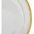 Foto de um(a) Prato raso em porcelana Limoges, da categoria de Pratos. Prato raso para salada em porcelana Limoges branca filetada a ouro. Limoges Unic 12 Rue de Paradis PARIS. França século XX.... Mostrado de uma perspectiva diferente. Vendido no marketplace Trésors.