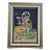 Foto de um(a) Quadro Tecido Indiano - 53 cm x 71 cm, da categoria de Arte têxtil. Moldura em madeira e técnica mista sobre tecido de algodão, antiga. dimensões: 53cm L x 71A. Vendido no marketplace Trésors.