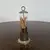 Foto de um(a) Antigo paliteiro em metal, da categoria de Paliteiros. Antigo paliteiro em metal com detalhes em cristal. Medidas : altura 14,5 cm x base 5,5 cm. Mostrado de uma perspectiva diferente. Vendido no marketplace Trésors.