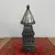 Foto de um(a) Imagem Nossa Senhora Aparecida em metal, da categoria de Objetos religiosos e espirituais. Antiga e linda imagem de Nossa Senhora Aparecida em metal. Medidas: altura 23 cm x largura 8,5 cm. Mostrado de uma perspectiva diferente. Vendido no marketplace Trésors.