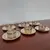 Foto de um(a) Conjunto porta xícaras prata 90, da categoria de Xícaras. Cristófoli - Antigo e lindo conjunto com 06 porta xícaras com pires em prata 90. Mostrado de uma perspectiva diferente. Vendido no marketplace Trésors.