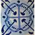 Foto de um(a) Azulejo Modernista, da categoria de Bandejas. Bandeja com bordas e alça em madeira e dois azulejos do arquiteto modernista Anisio Medeiros (1922 -2003). Padrão de... Mostrado de uma perspectiva diferente. Vendido no marketplace Trésors.