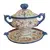 Foto de um(a) Sopeira com presentoir, da categoria de Terrinas de sopa. Linda e antiga sopeira com presentoir de porcelana pintada a mão Medidas: sopeira 29 cm altura x 33 cm x 12 cm largura... Vendido no marketplace Trésors.