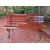 Foto de um(a) Banco de jardim, da categoria de Bancos. Antigo banco de praça/ jardim 9 réguas com pés de ferro fundido Medidas : Comprimento 1,30 X profundidade 50 cm. Mostrado de uma perspectiva diferente. Vendido no marketplace Trésors.