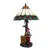Foto de um(a) Abajur estilo Tiffany com escultura de palhaço, da categoria de Abajures. Bellisimo abajur estilo Tiffany com escultura de palhaço lendo livro. Medidas: altura 48 cm x diâmetro cúpula 28 cm x base... Vendido no marketplace Trésors.