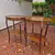 Foto de um(a) Mesa lateral em madeira nobre, da categoria de Mesas laterais. Belissimas mesinhas laterais em madeira nobre, estilo francês Luiz XV, com 2 estágios, pernas recurvas terminadas em bronze,... Mostrado de uma perspectiva diferente. Vendido no marketplace Trésors.