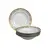 Foto de um(a) Conjunto com 06 pratos fundos porcelana Real, da categoria de Jogos de pratos. Conjunto de 6 pratos fundos da renomada marca PORCELANA REAL BRASIL, com decoração floral em policromia e borda dourada. Em... Vendido no marketplace Trésors.
