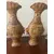 Foto de um(a) Par de vasos chineses, da categoria de Vasos. Par de vasos orientais, produzidos na China, inspirados no estilo Satsuma japonês. Peças ricamente decoradas, pintadas à... Mostrado de uma perspectiva diferente. Vendido no marketplace Trésors.
