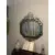 Foto de um(a) Espelho veneziano verde, da categoria de Outros objetos decorativos. Espelho Veneziano verde antigo. Moldura em vidro lapidado e entalhes florais. Mede: 110x80cm. Mostrado de uma perspectiva diferente. Vendido no marketplace Trésors.